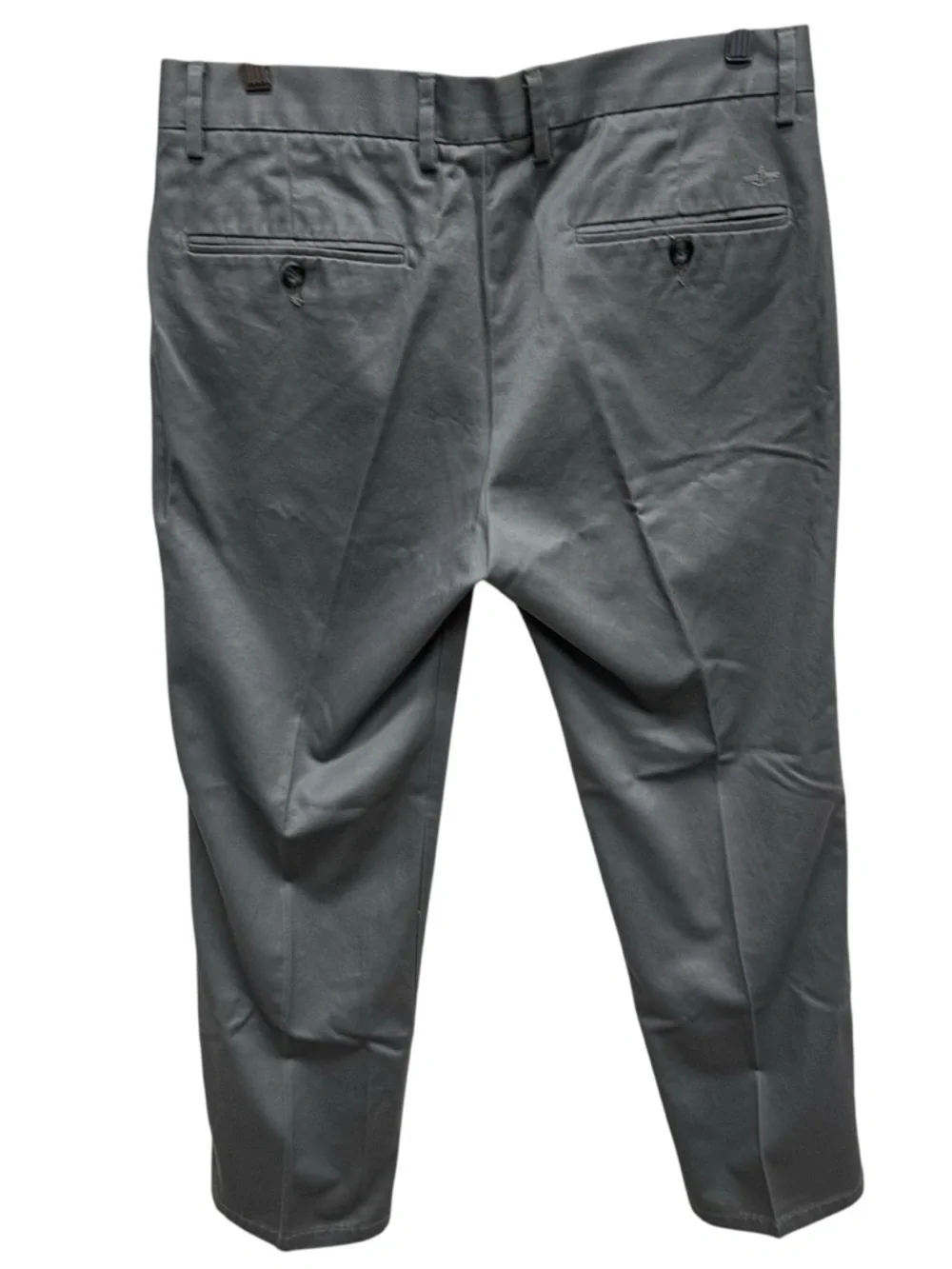Dockers men’s slim fit pants trousers pleated gray size 32 28.5 inseam